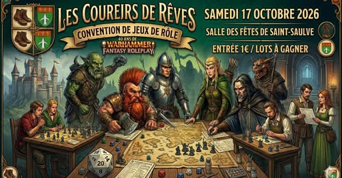 Illustration de l’actualité : Convention Jeux de Rôles - 40 ans de Warhammer Jeu de Rôle Fantastique